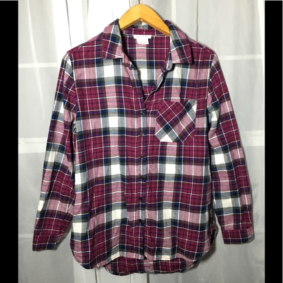 Beach lunch lounge Flannel Shirt Size Medium - Picture 6 of 7